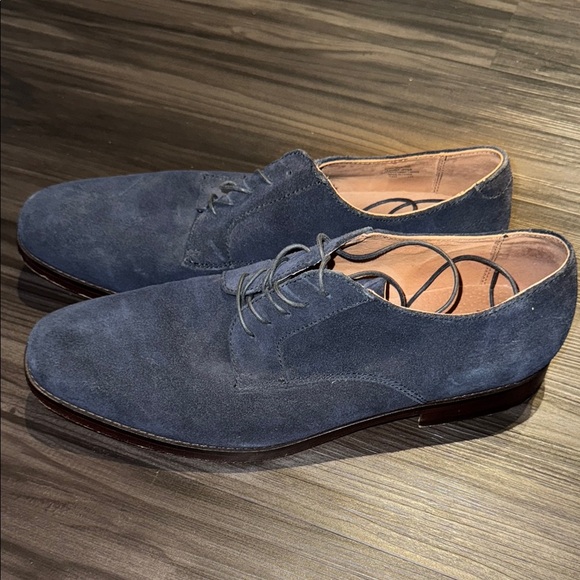 Ralph Lauren Men's Navy Suede Shoes - Picture 5 of 6